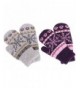 Kids Knitted Snowflake Patterned Mittens