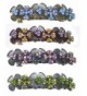 Barrettes Decorated Sparkling Crystals YY86800 4 4