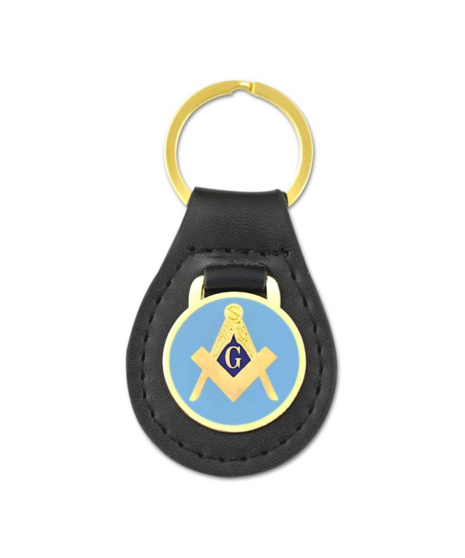Masonic Square Compass Leather Medallion x