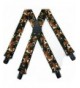 Black Brown Camoflage Quality Suspenders