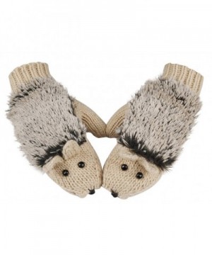 Winter Gloves Mittens Lovely Hedgehog