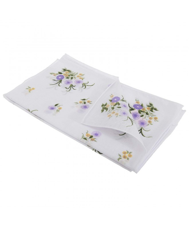 Womens Ladies Floral Cotton Handkerchiefs