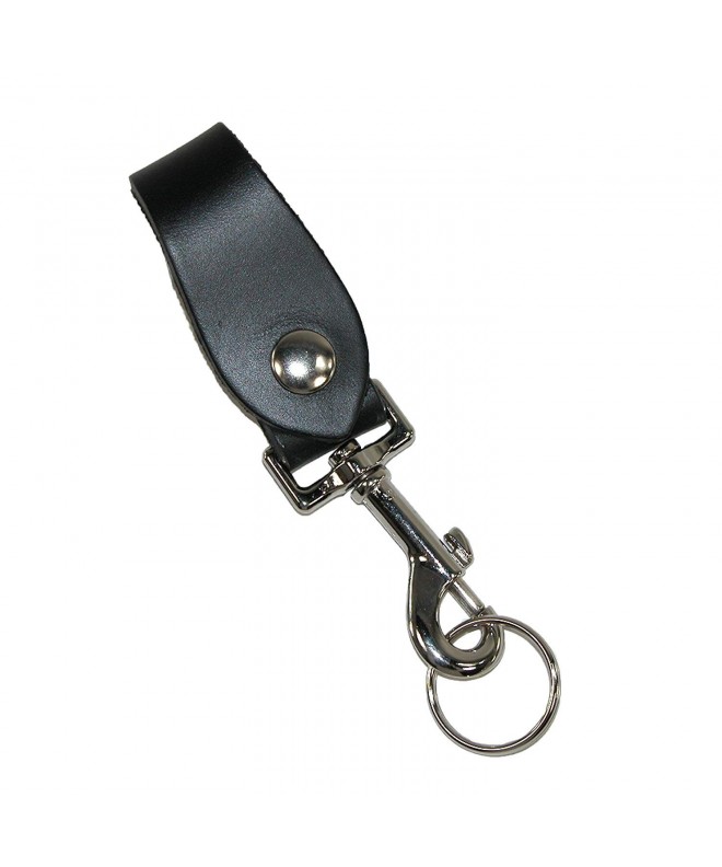 CTM Leather Belt Hanger Black