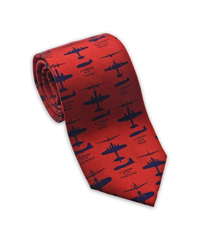 Josh Bach Bomber Aviation Necktie