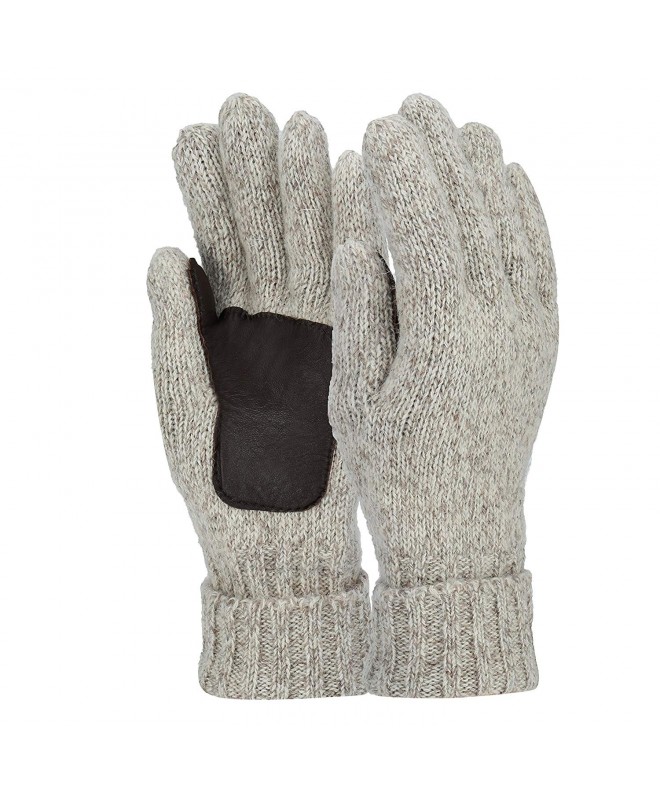 Sudawave Womens Knitted Gloves Leather