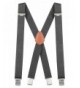 Buyless Fashion Elastic Adjustable Suspender Gray
