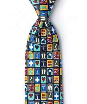 Black Silk Medical Professional Necktie