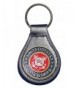 United States Coast leather keychain