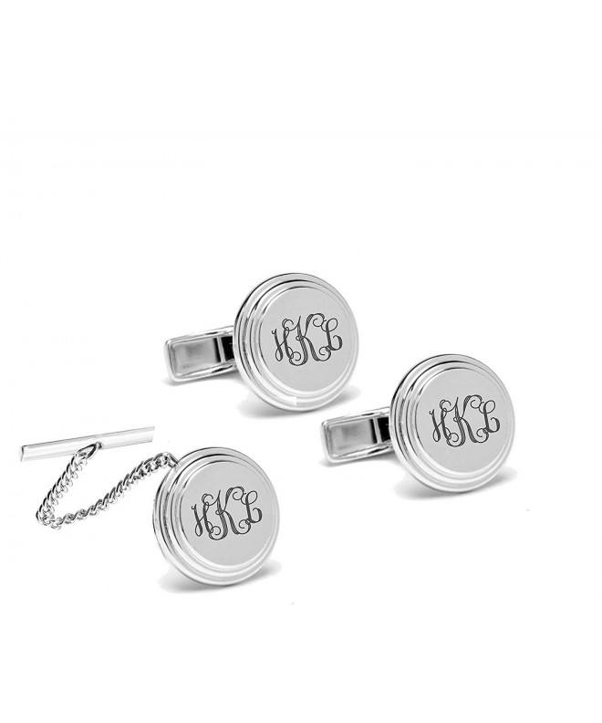 Personalized Stainless Modern Cufflinks Engraved