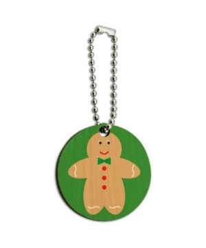 Gingerbread Cookie Christmas Wooden Round