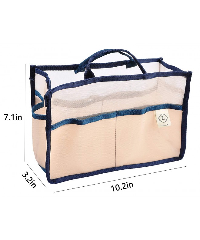 Mesh Thin Handbag Tote Pocketbook Insert Organizer In Bag With Handle 2 ...