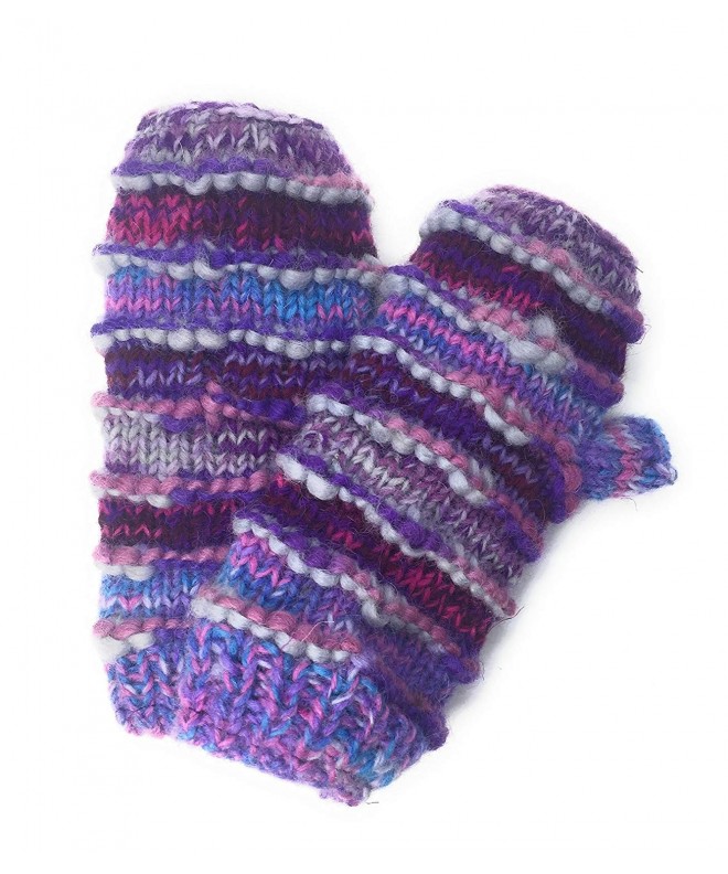 Winter Fingerless Striped Texting Gloves