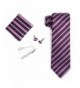 Vbiger Necktie Classic Striped Business