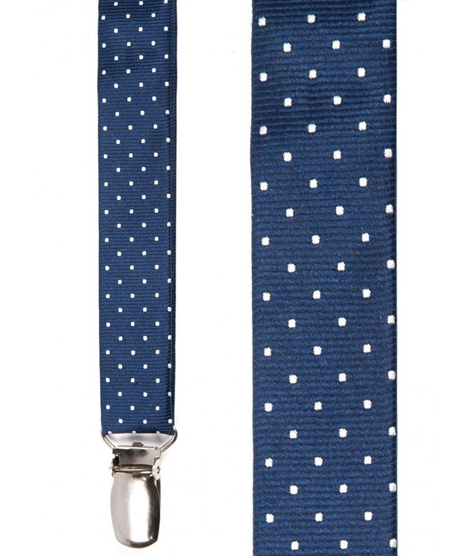 100 Silk Navy Mini Suspenders