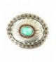 Western Womens Tribal Stamped Turquoise