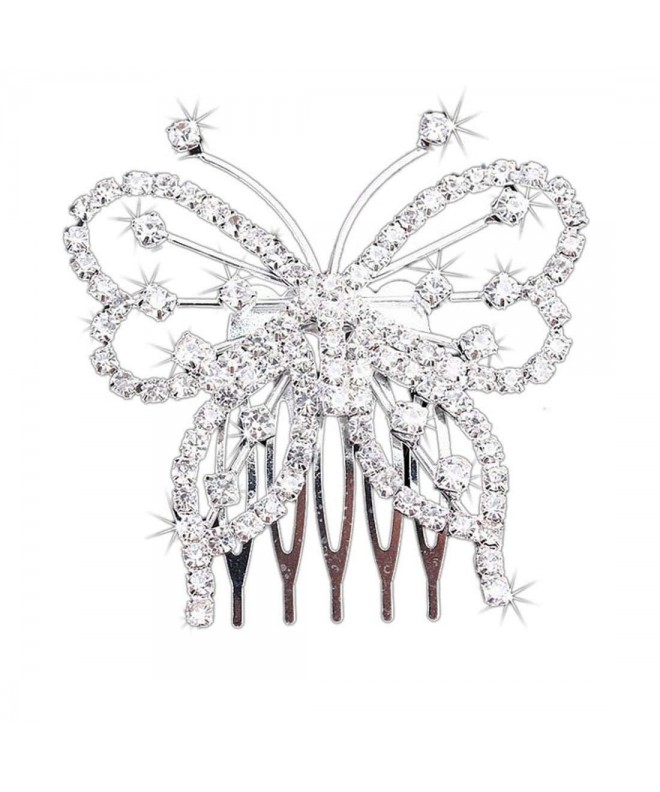 Lookatool Fashion Elegant Butterfly Rhinestone