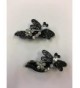 Pieces Dragonfly Clear Rhinestone Black