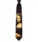 Black Silk Tie Mona Lisa