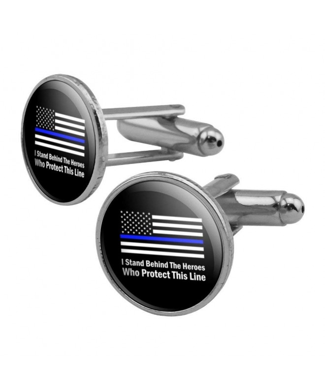 GRAPHICS MORE Protect American Cufflink