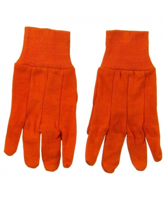 Acrylic Jersey Knit Glove Orange