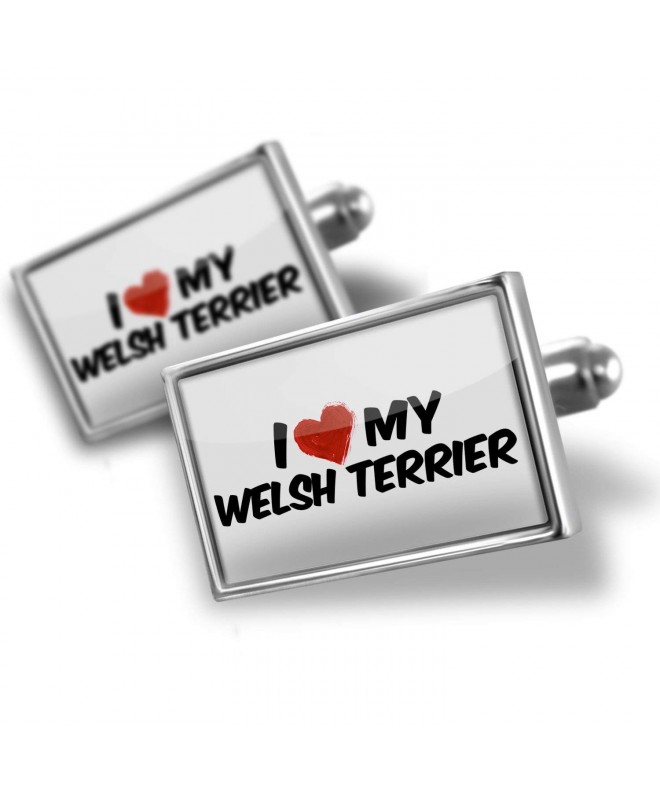 NEONBLOND Cufflinks Welsh Terrier Wales