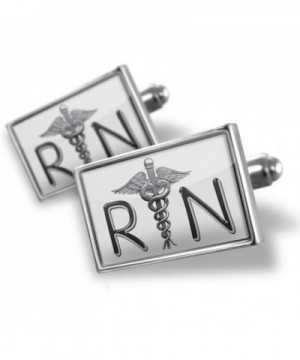 NEONBLOND Cufflinks Registered Nurse Symbol