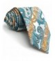 Silver Multicolored Paisley Neckties Fashion