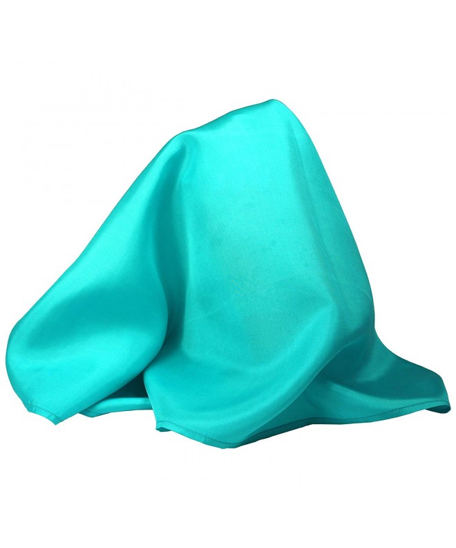 Fine Turquoise Silk Pocket Square