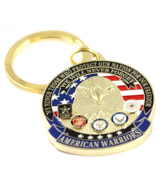 American Warriors Military Keychains Patriotic