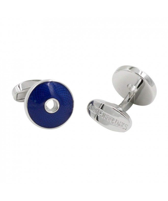 Sapphire Navy Blue Cufflinks 5 Year Warranty Cufflinks Box Inc Premium ...