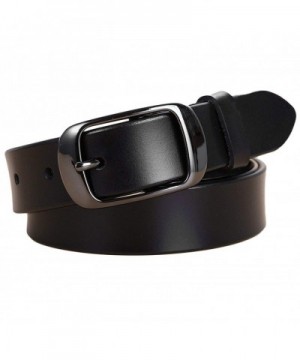Women's Jean Belt- Classic Buckle Handcrafted Genuine Leather Belt ...