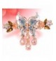 Painted Butterfly Fashion Barrette Sequins