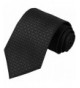 KissTies Extra Black Solid Necktie