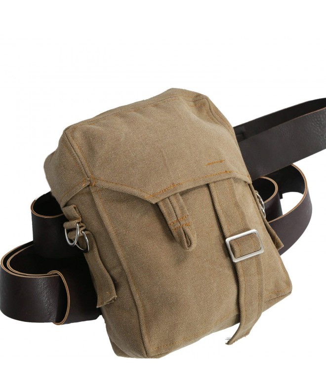 Cosplay Accessories Brown Canvas Sidebag