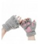 FakeFace Kitten Fingerless Plush Gloves