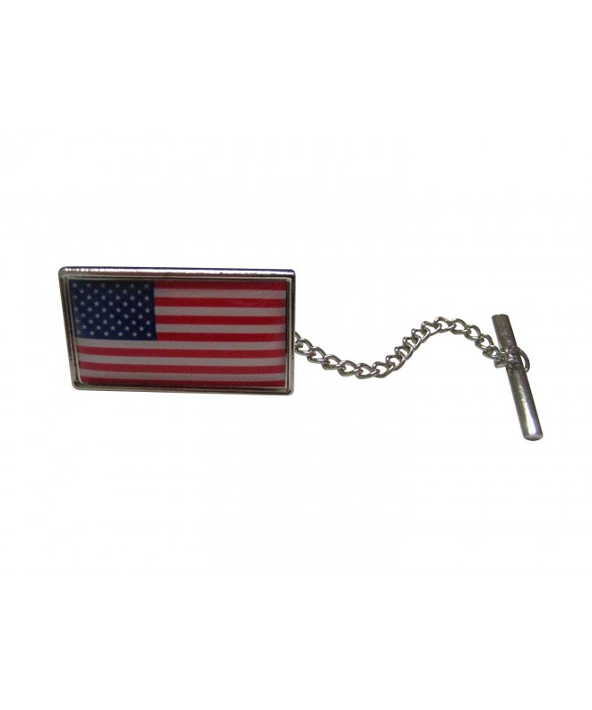 USA Flag Design Tie Tack