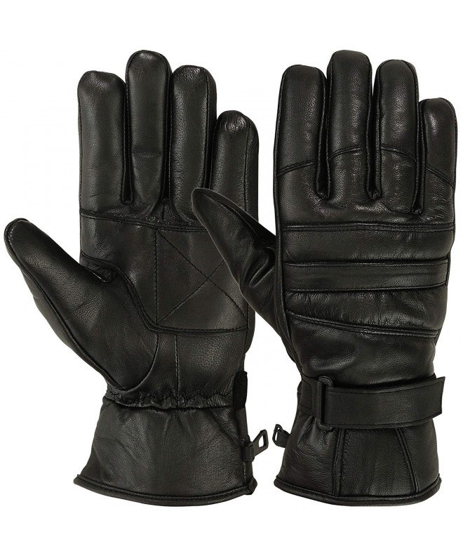 Winter Genuine Leather Motorcycle Gloves
