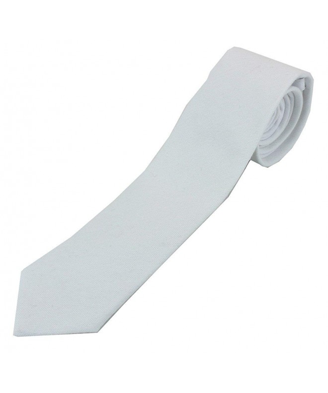 Cotton Skinny Necktie Bright Pattern