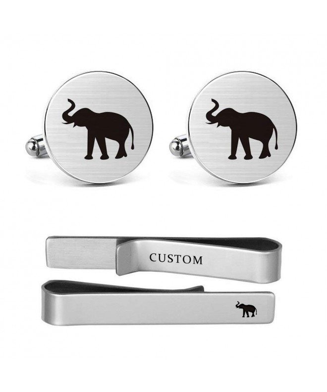 MUEEU Elephant cufflinks Accessory Stainless