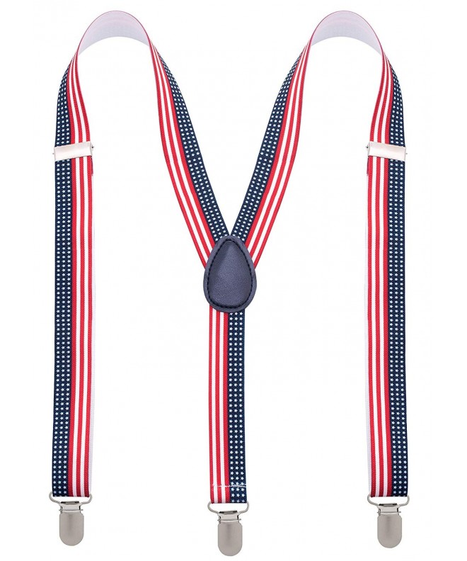 Man of Men Suspenders Patriotic