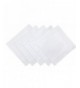 UQ Solid White Cotton Handkerchiefs