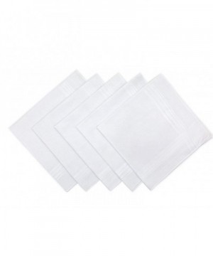 UQ Solid White Cotton Handkerchiefs