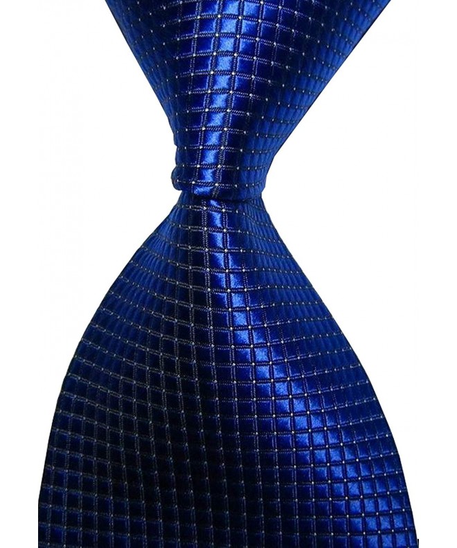 Paisley Jacquard Woven Necktie Checkered