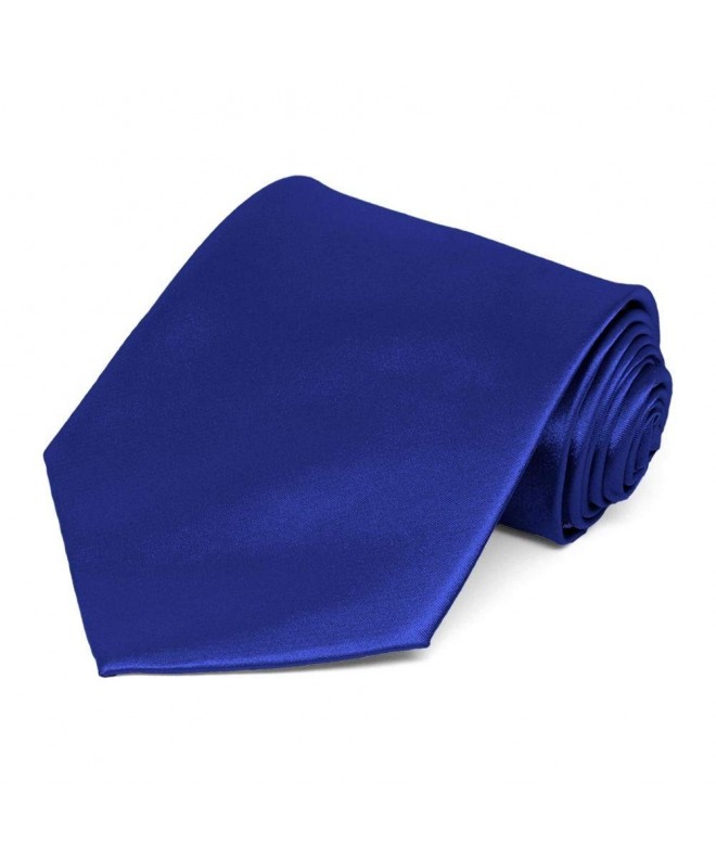 TieMart Sapphire Extra Solid Necktie