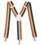 Livingston Adjustable Elastic Suspenders Rainbow