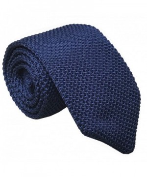 Knitting Solid Pattern Business Necktie