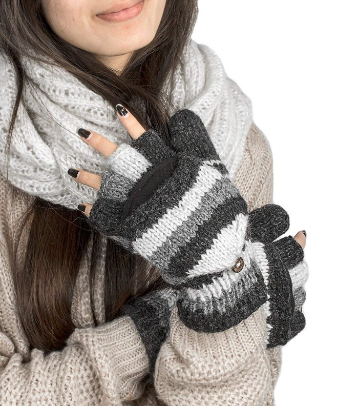 Winter Convertible Gloves Mittens Windproof