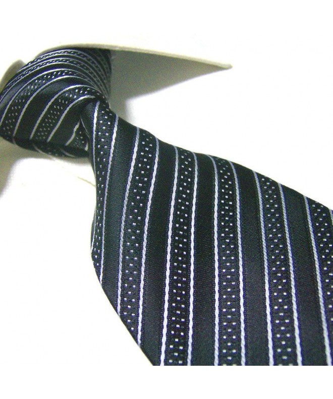 Microfibre Striped Jacquard Handmade Necktie