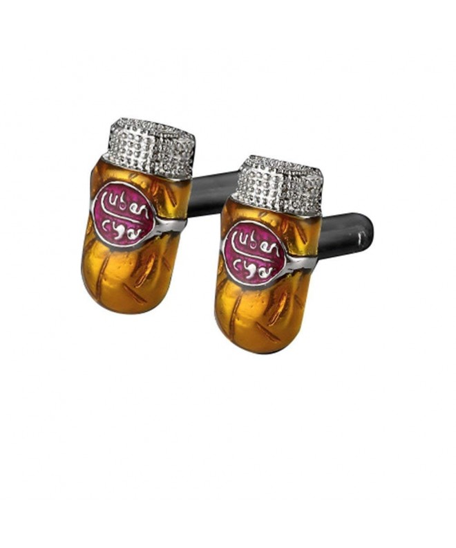 MGStyle Cufflinks Men Cigars Stainless