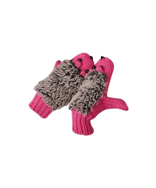 Hedgehog Mittens Winter Cartoon Gloves